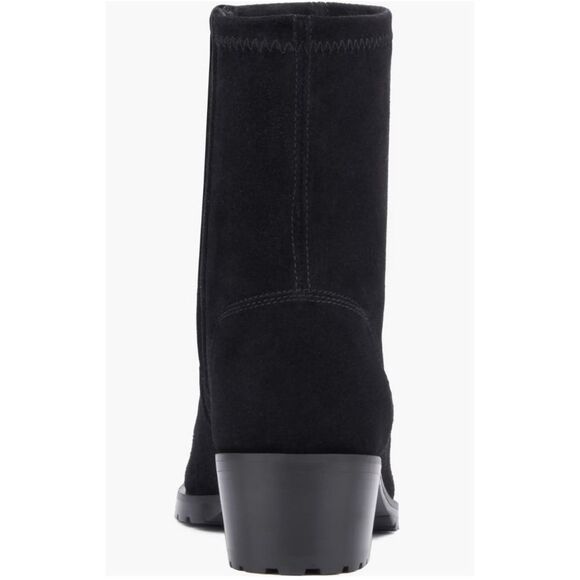 New Aquatalia $525 Roza Black Weatherproof Sock Bootie (Women) size 10M - Picture 2 of 5